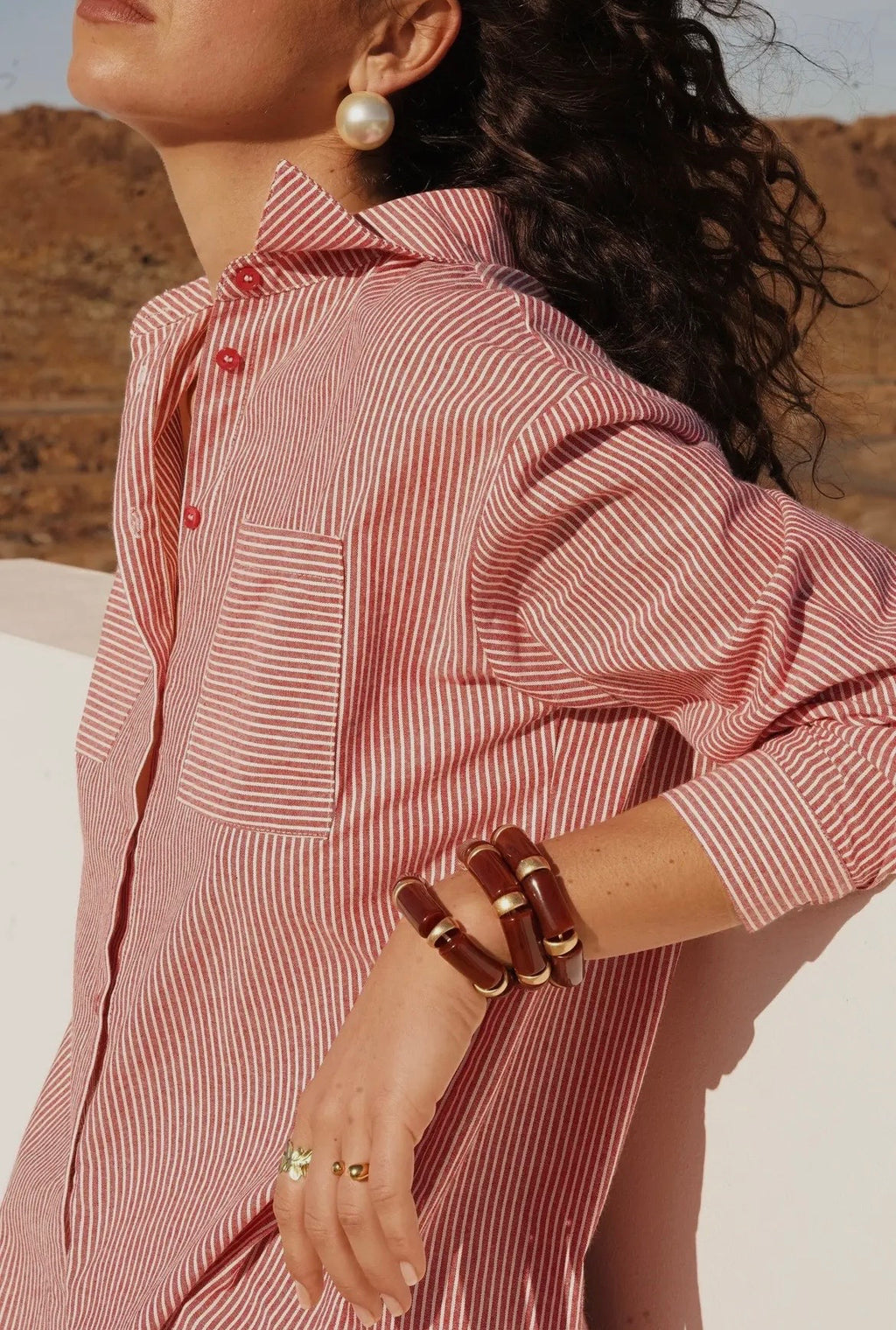 Camisa modelo Sienna
