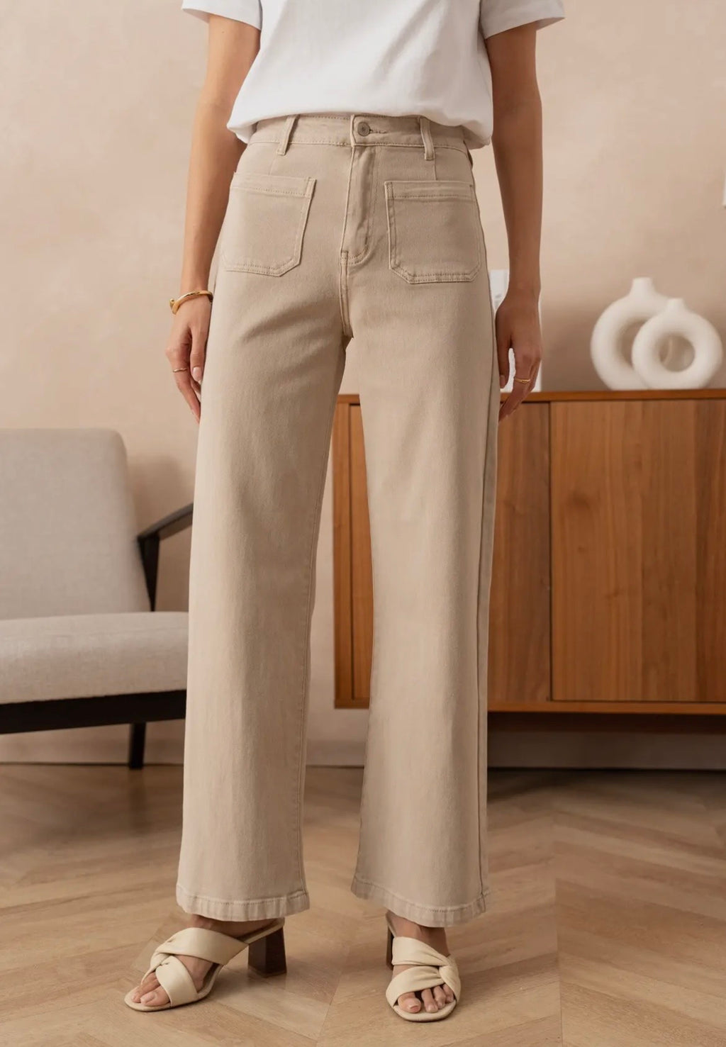 Jeans modelo Wide High