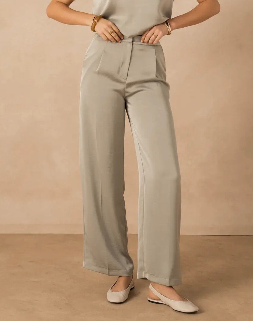 Pantalón satinado