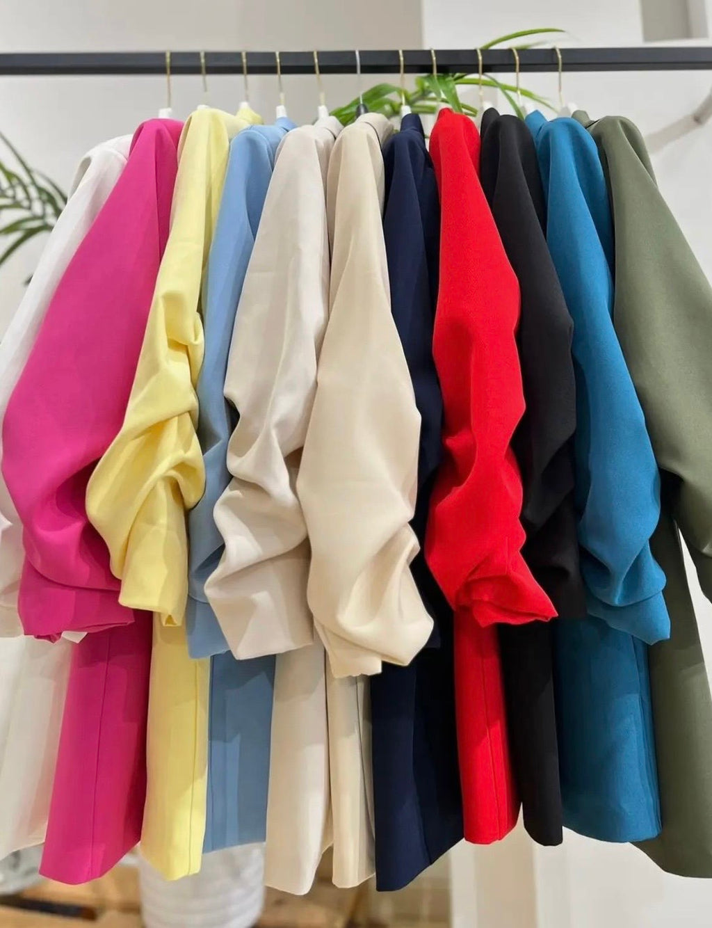 Blazer manga fruncida