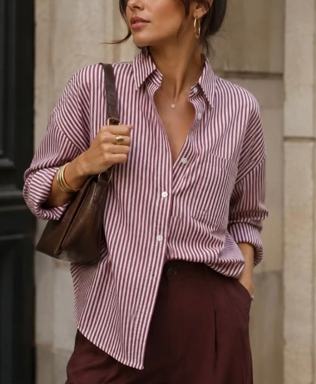 Camisa oversize rayas