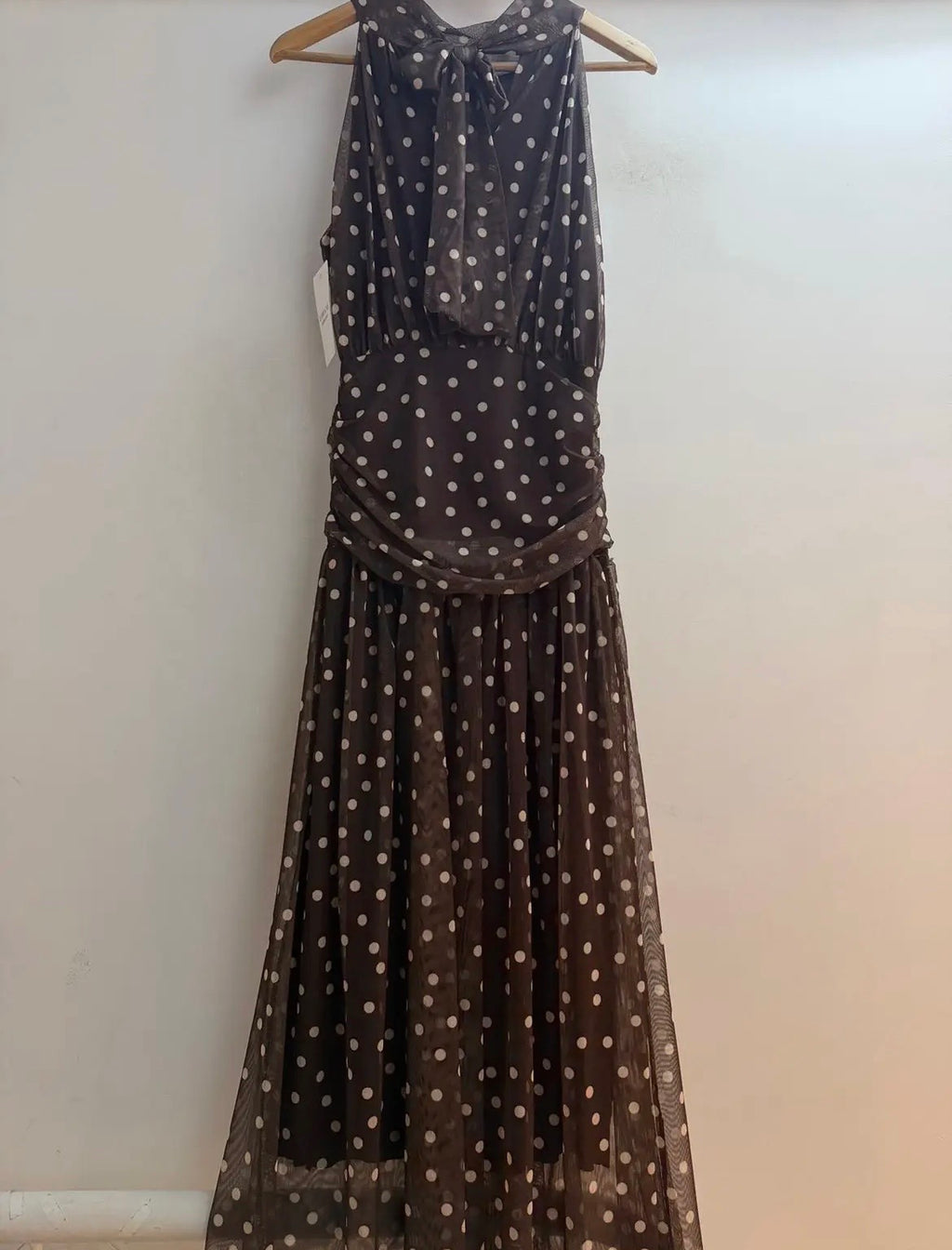 Vestido lunares tul