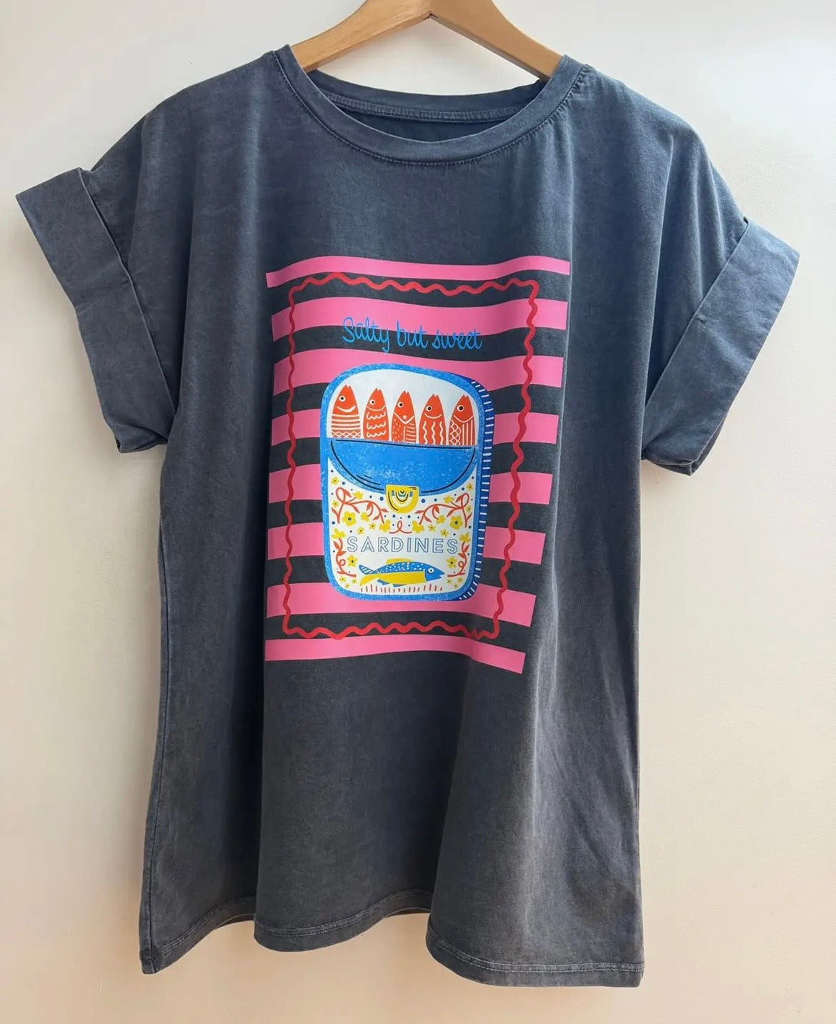 Camiseta vintage sardinas