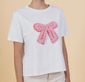 Camiseta lazo bordado