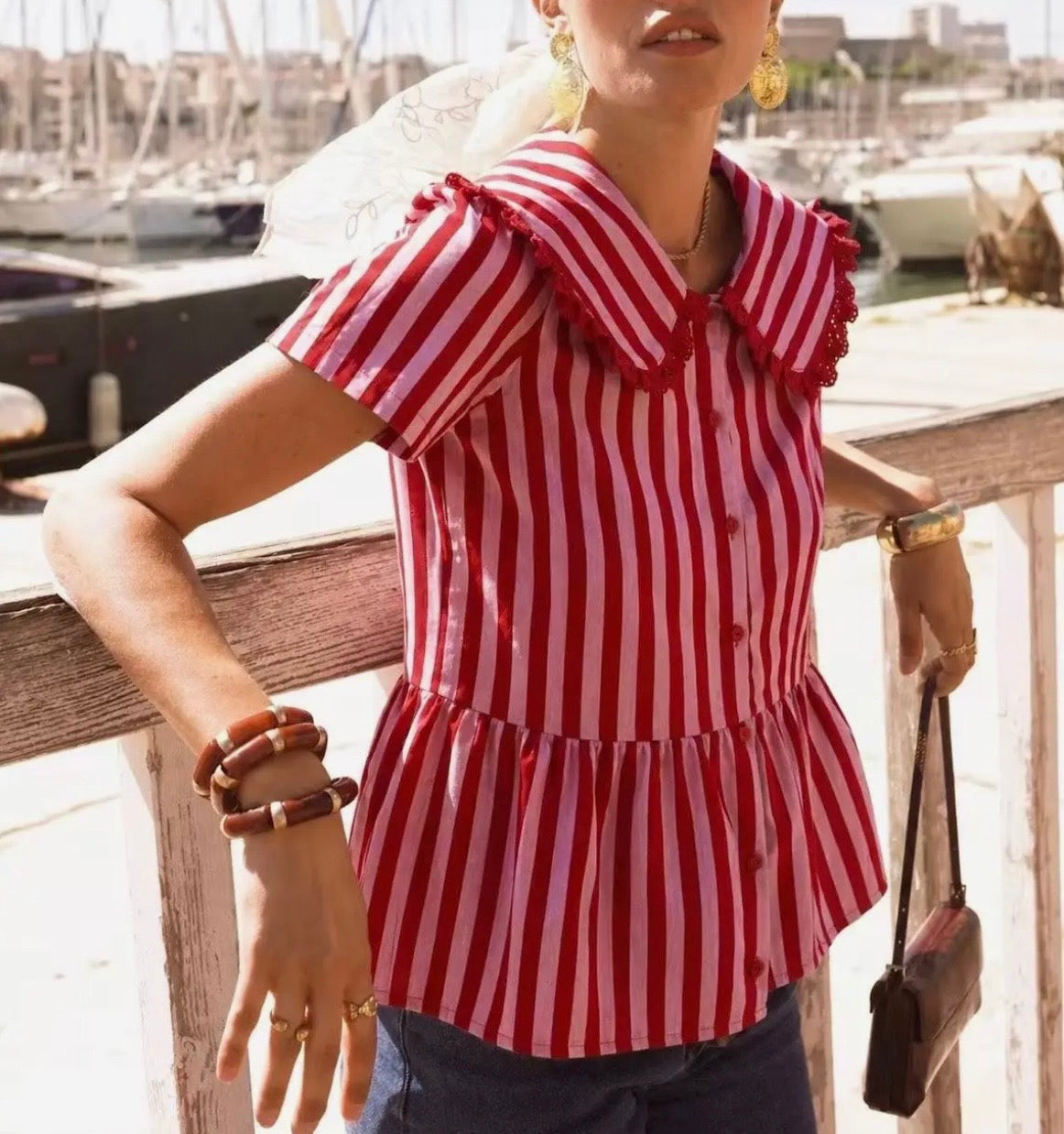 Camisa modelo Nissia