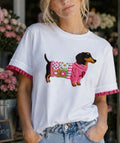 Camiseta modelo Teckel