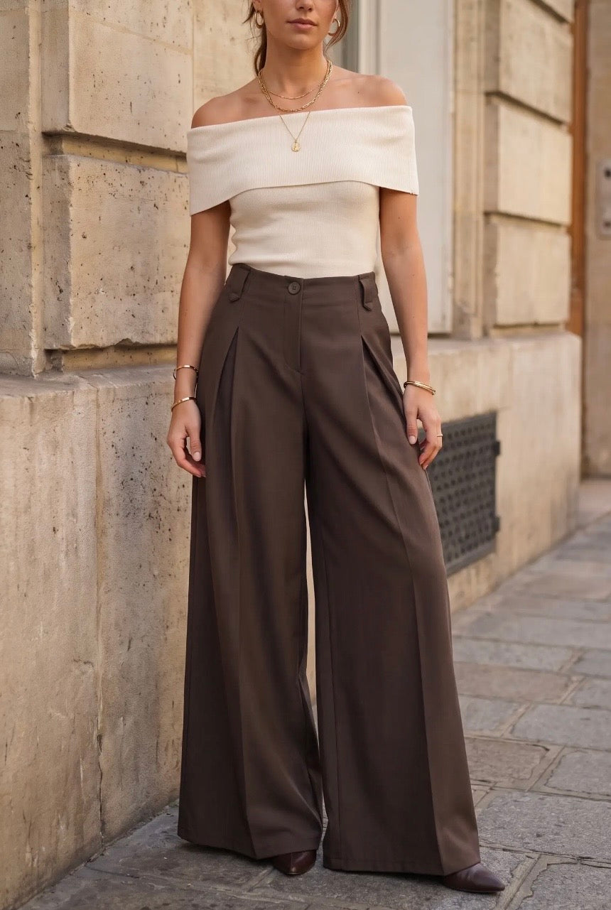 Pantalón pinza plisada