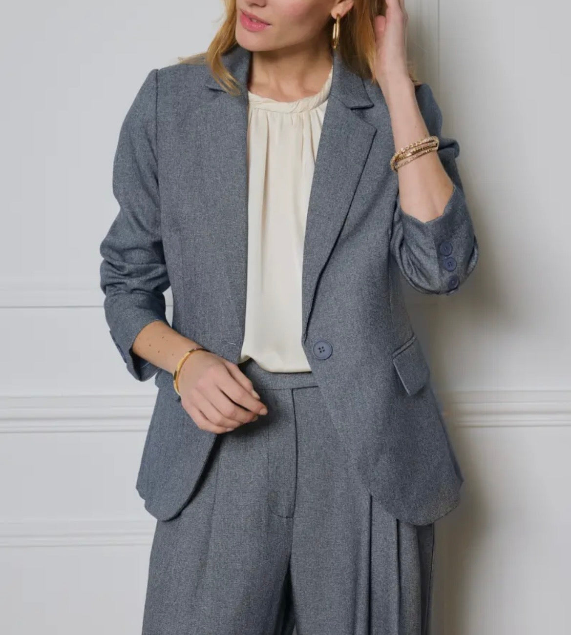 Chaqueta recta