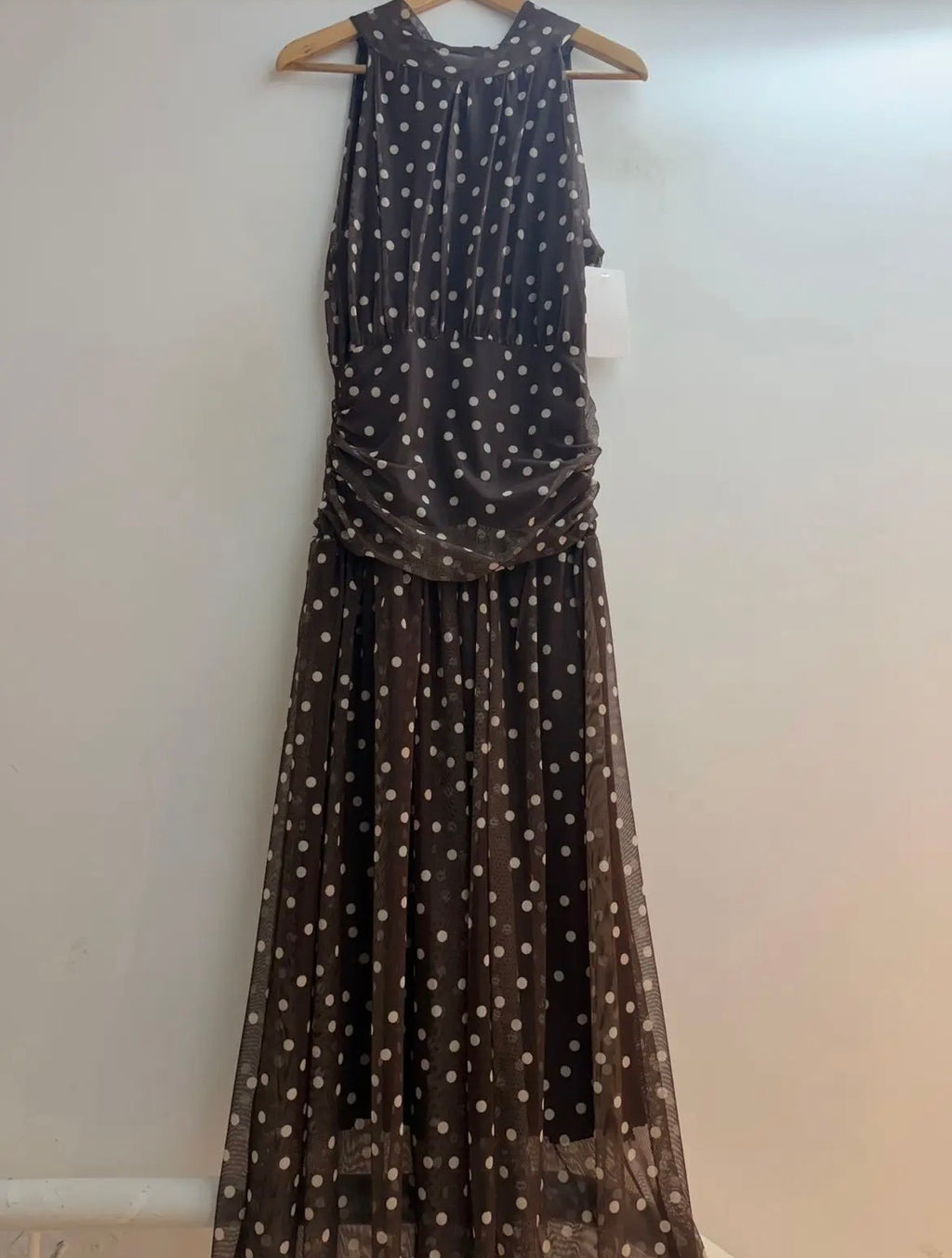 Vestido lunares tul