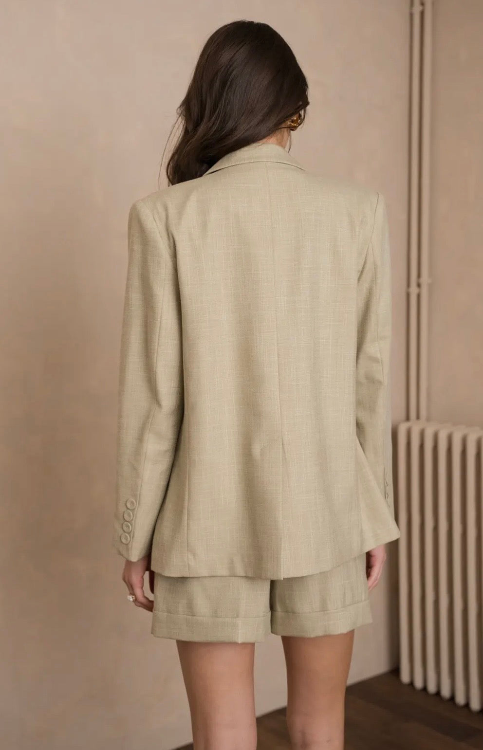 Blazer corte recto