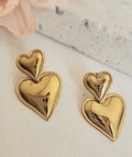 Pendientes modelo corazón