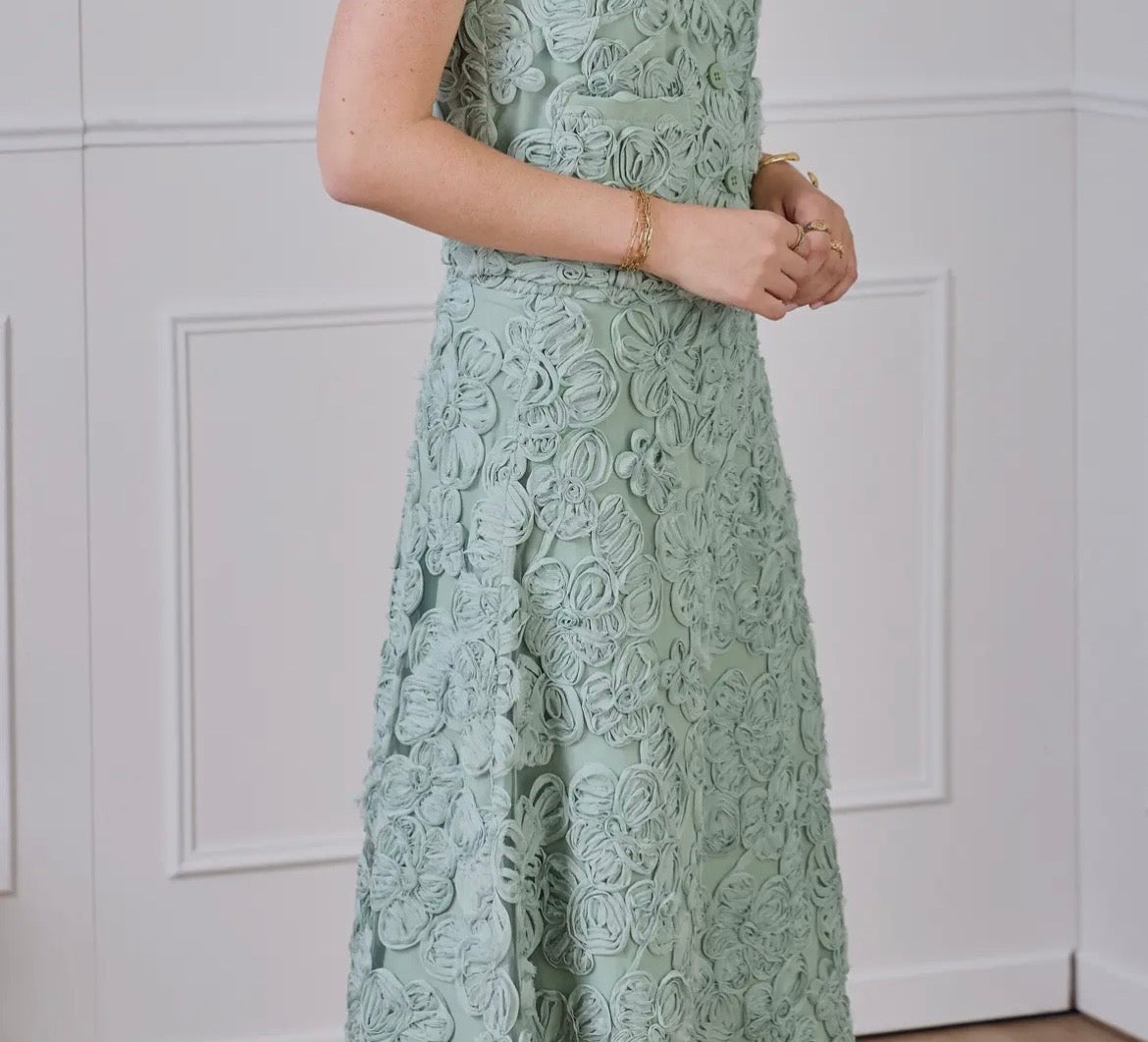 Falda larga estampado floral