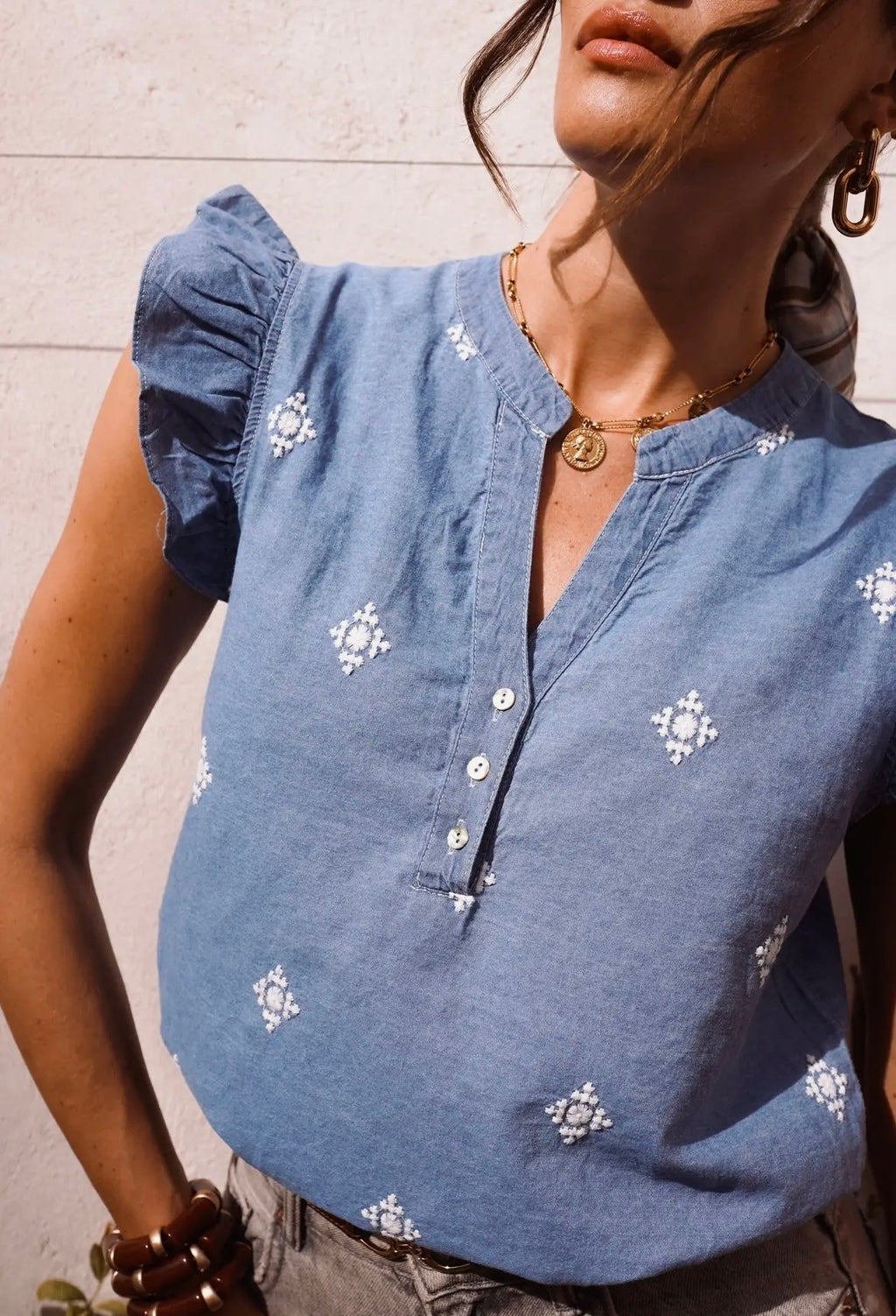 Blusa modelo Virelle