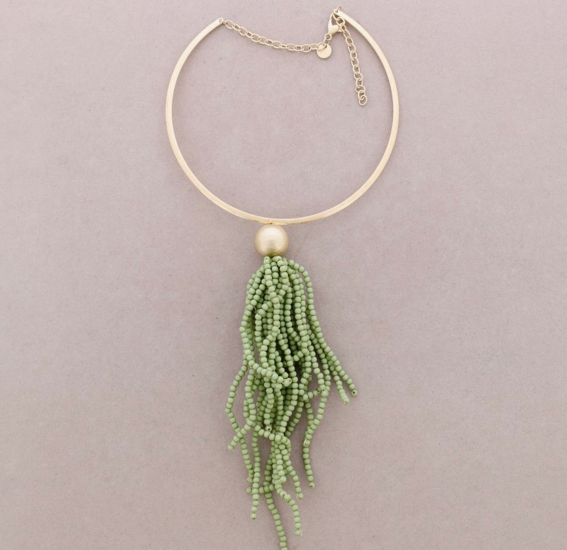 Choker cuentas resina