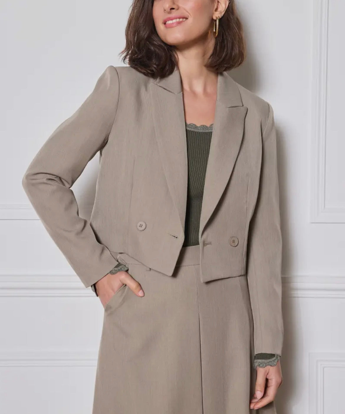 Chaqueta Crop
