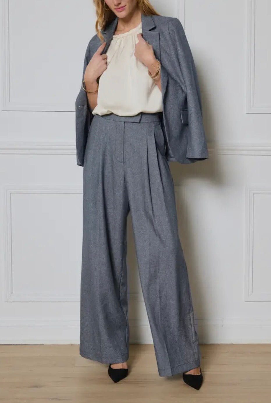 Pantalón recto traje