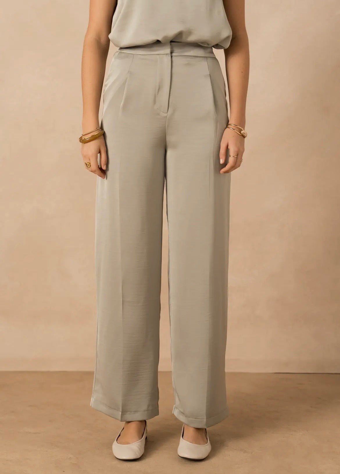 Pantalón satinado