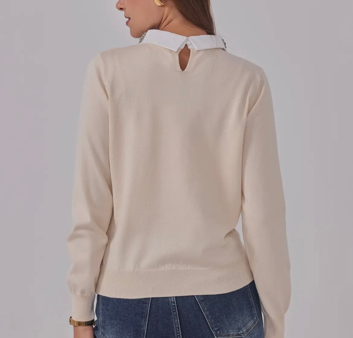Jersey cuello joya