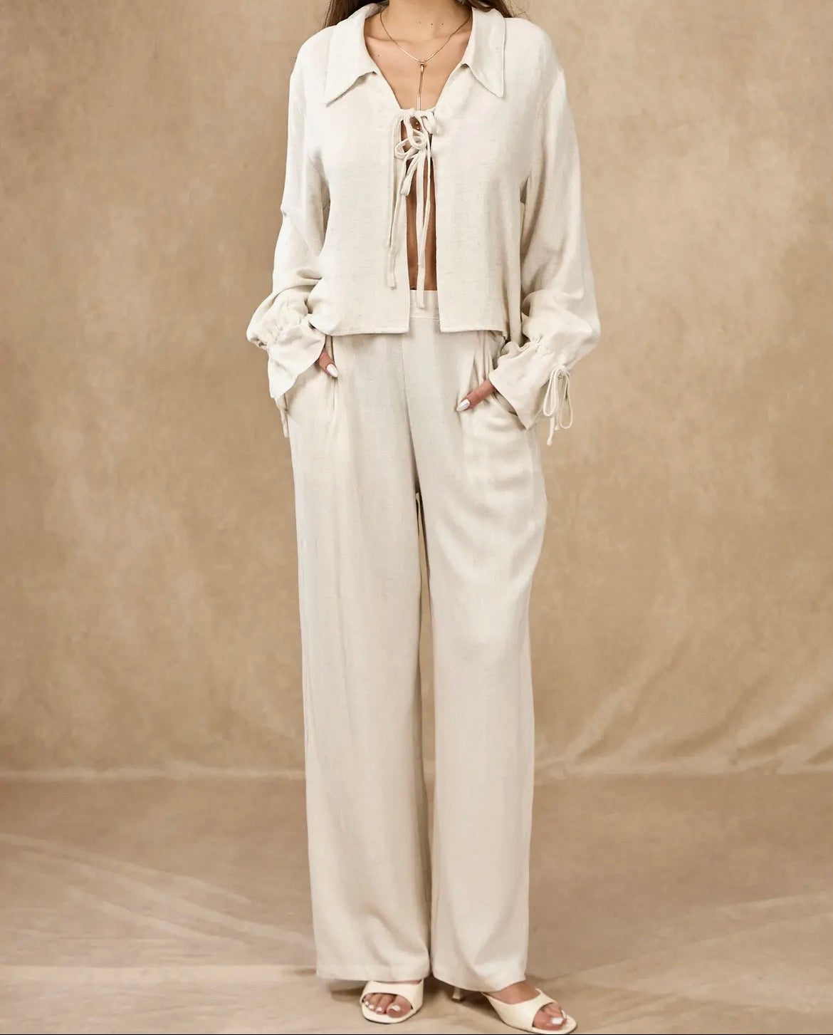 Pantalón lino