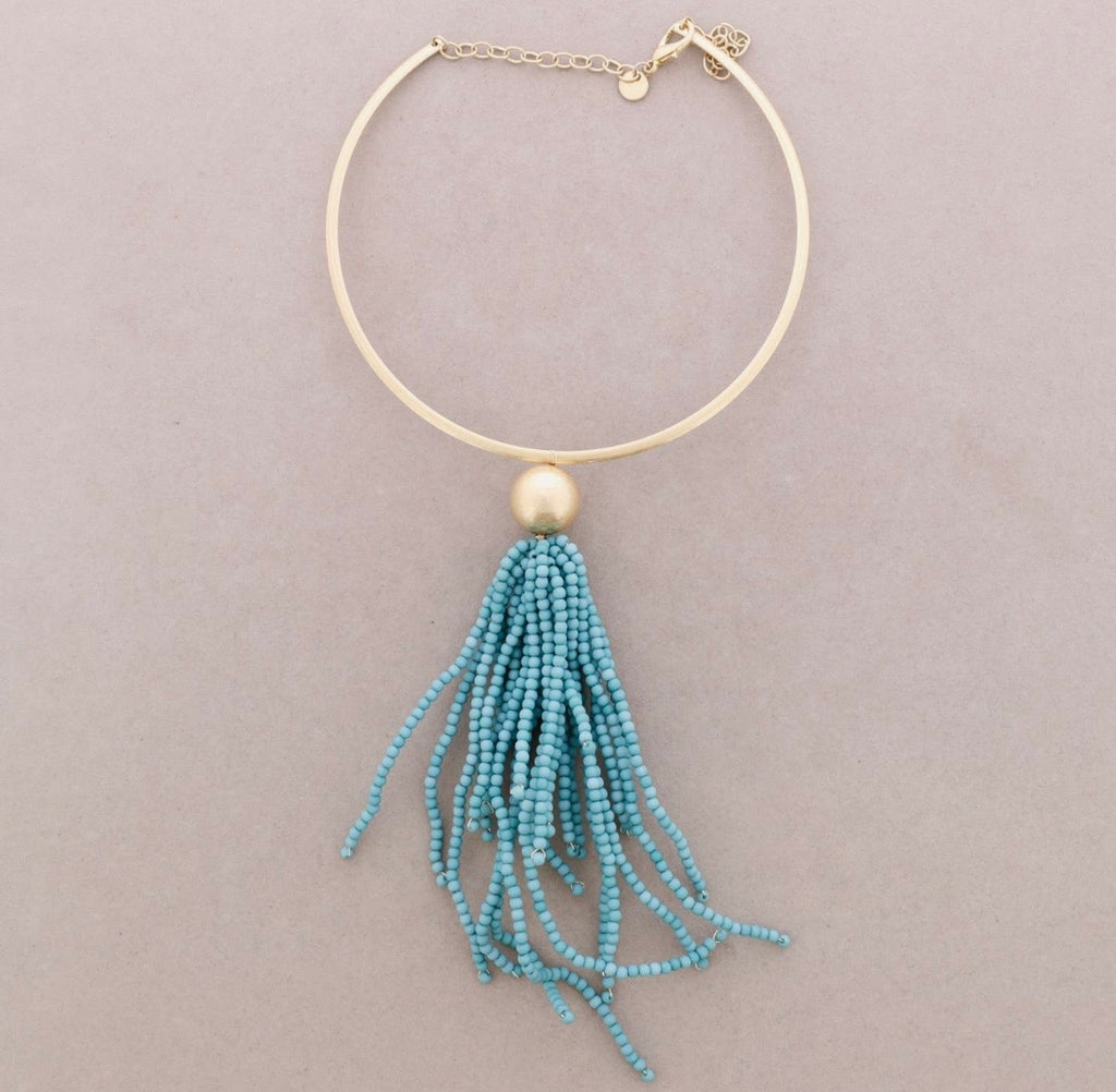 Choker cuentas resina
