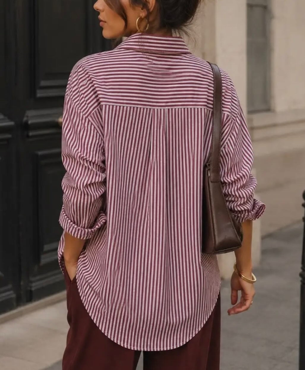 Camisa oversize rayas