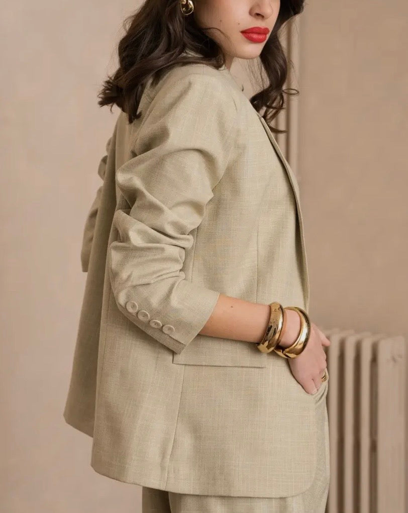 Blazer corte recto