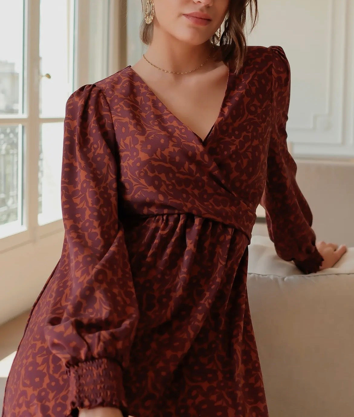 Vestido largo floral