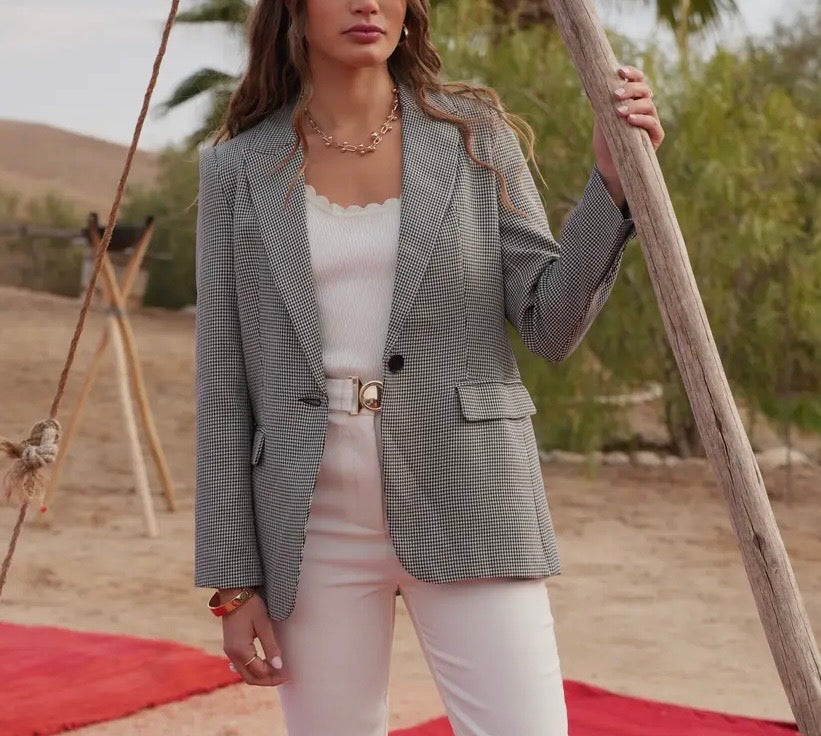 Blazer a cuadros